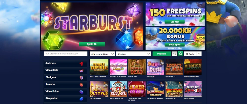 Kungaslottet Casino recension