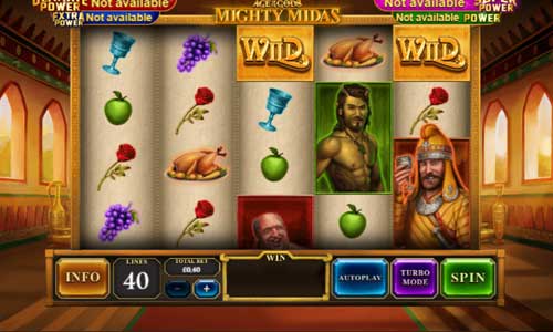 Age of the Gods Mighty Midas slot