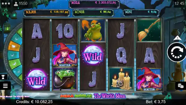 Mega Moolah The Witchs Moon slot